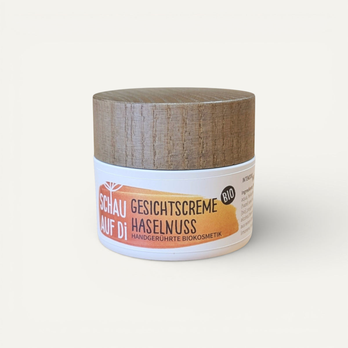 Hazelnut face cream