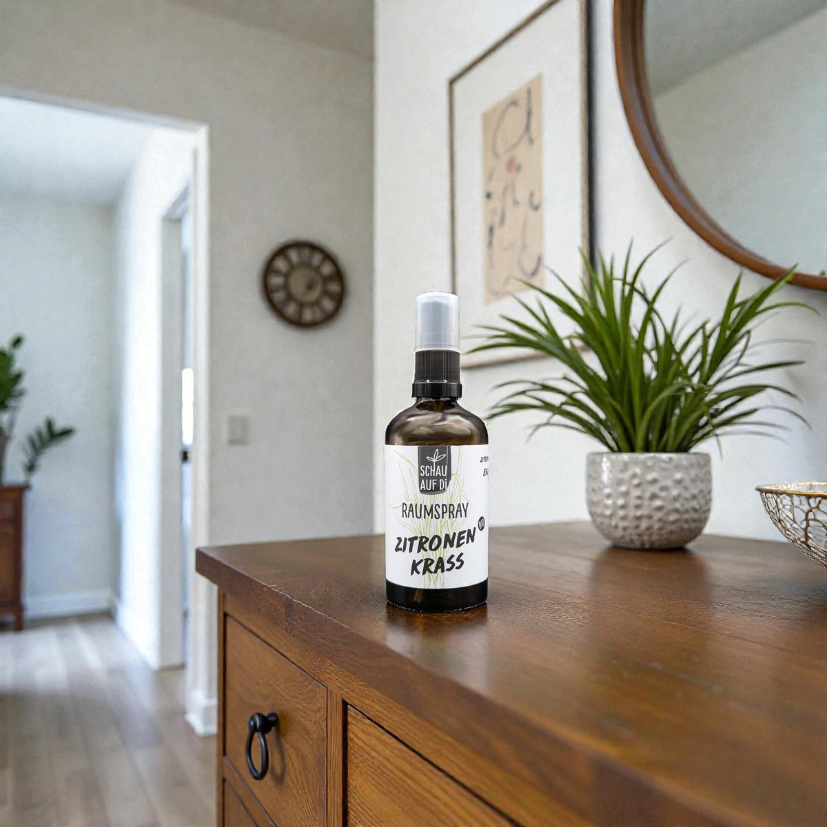 Raumspray Zitronengras – erfrischender Raumduft